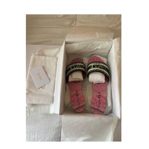 Christian Dior D Way slide in size 39. Excellent condition